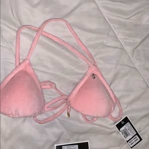 Juicy couture bikini pink velour sz xs